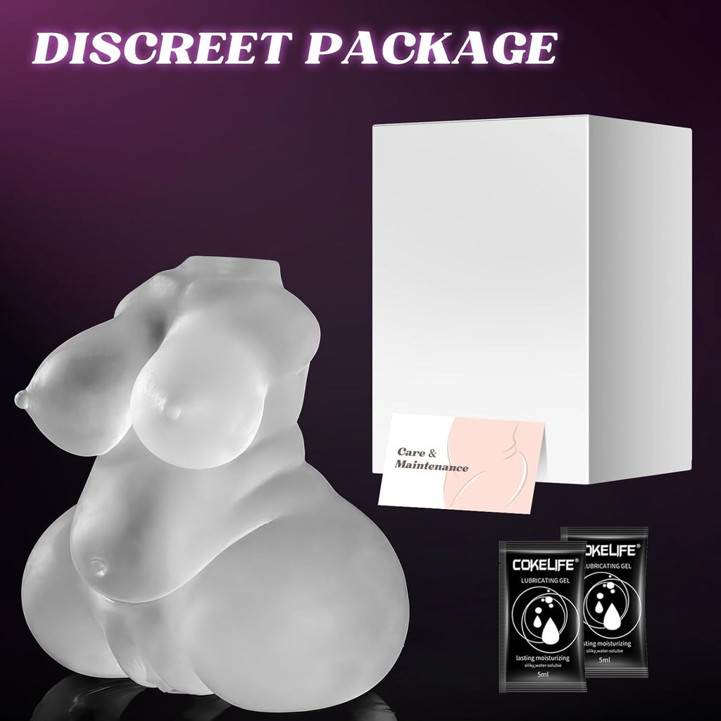 CurveCrave Transparent Sex Doll Stroker