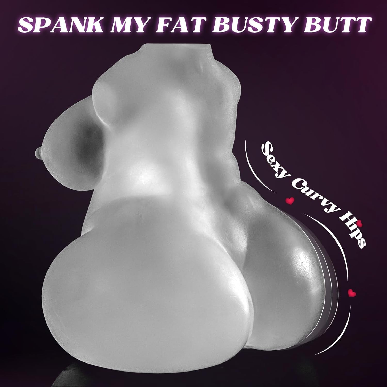 CurveCrave Transparent Sex Doll Stroker