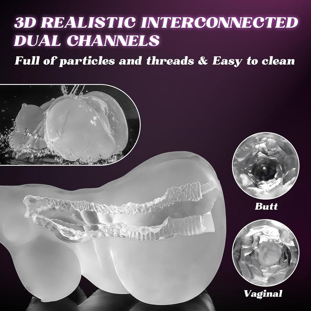 CurveCrave Transparent Sex Doll Stroker