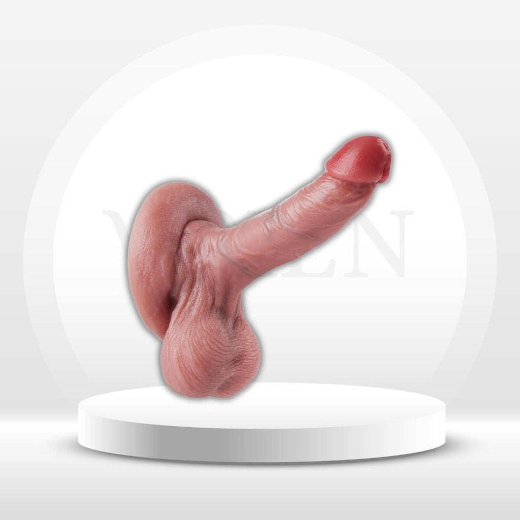 CurveFit 7” Realistic Suction Cup Dildo with Balls