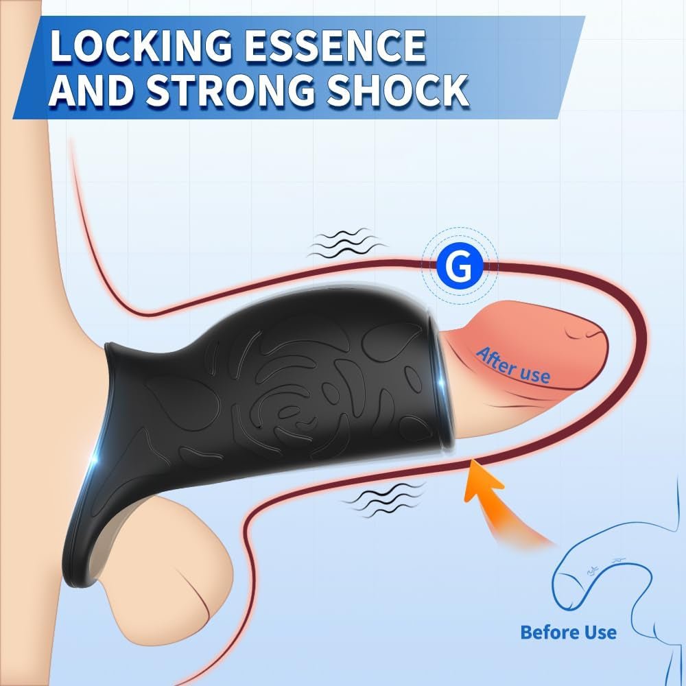 CurveLock Vibrating Penis Sleeve & Girth Enhancer