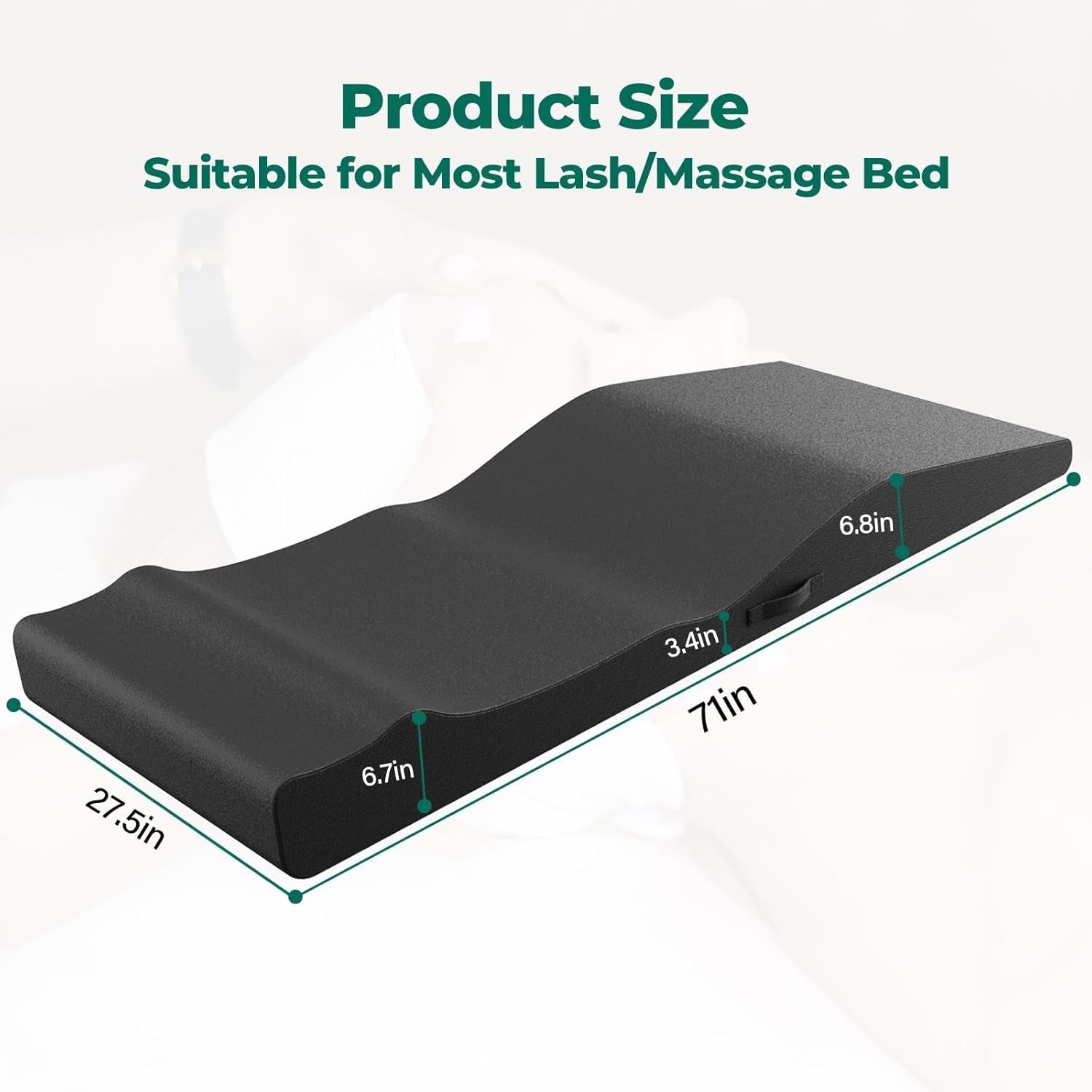 CurveLuxe Sensual Massage Table Topper