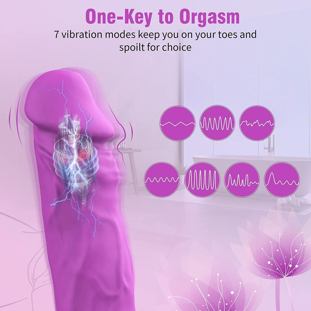 CurveNoir Realistic G-Spot Vibrator Dildo
