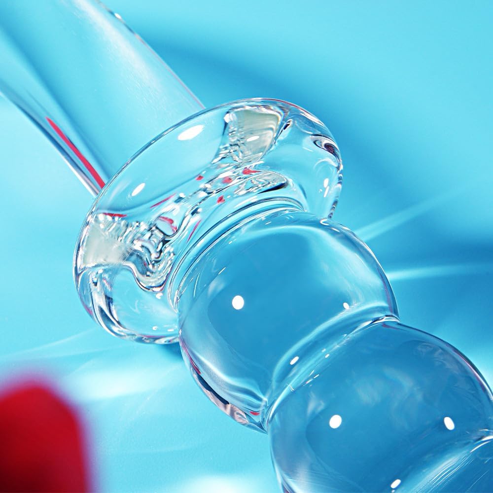CurvePulse Dual Ended Glass Anal Wand