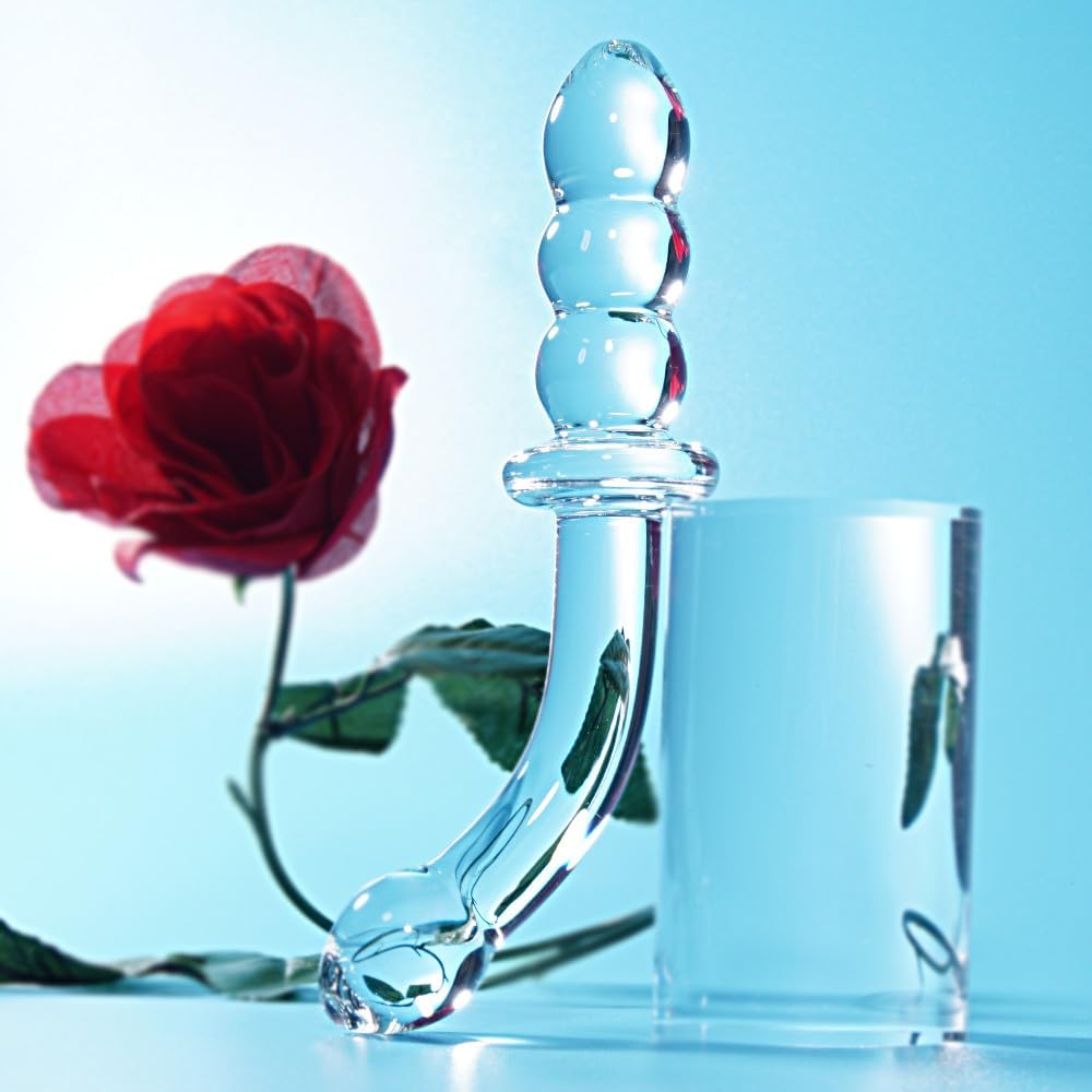 CurvePulse Dual Ended Glass Anal Wand