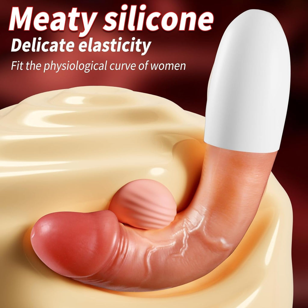 CyanStroke 8.4” Thrusting G-Spot Vibrator Dildo