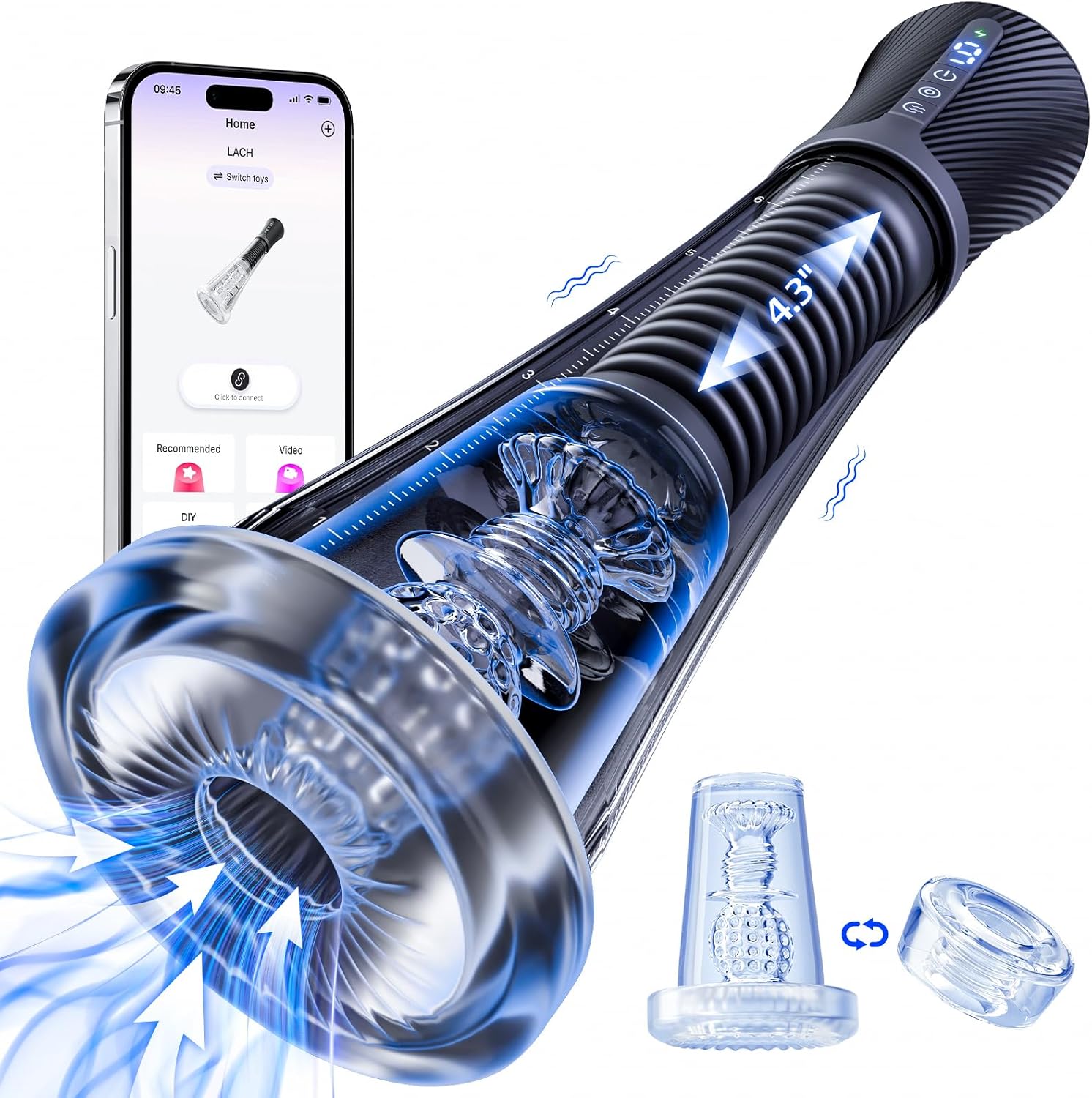 DarkKnight Glans Trainer Pro Masturbator