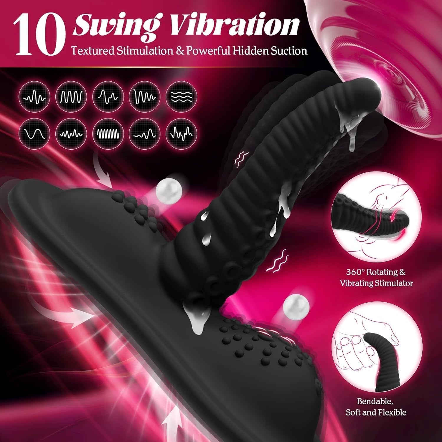DarkWave Tentacle Ride-On Dildo Vibrator