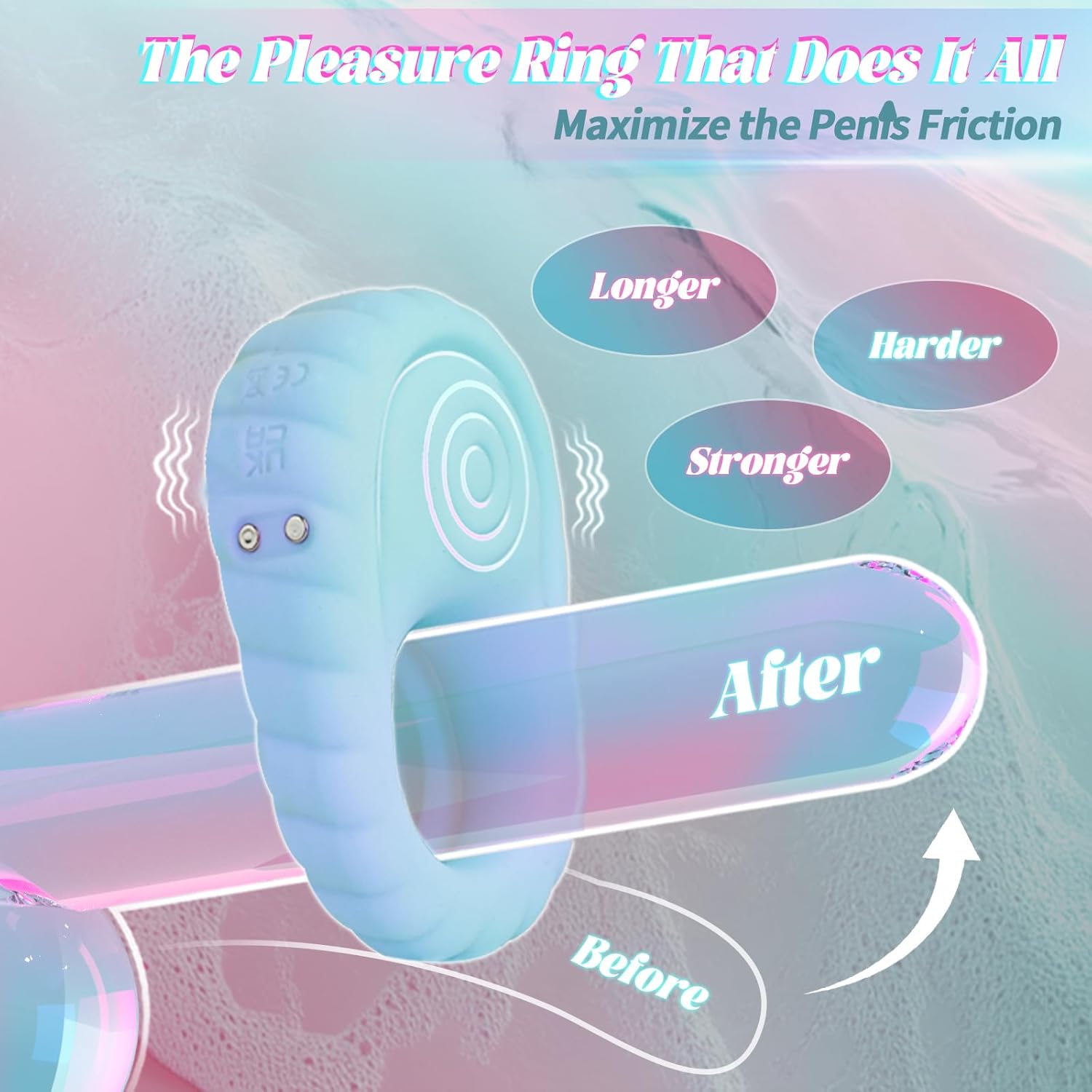 DeepControl Reversible Liquid Silicone Penis Ring