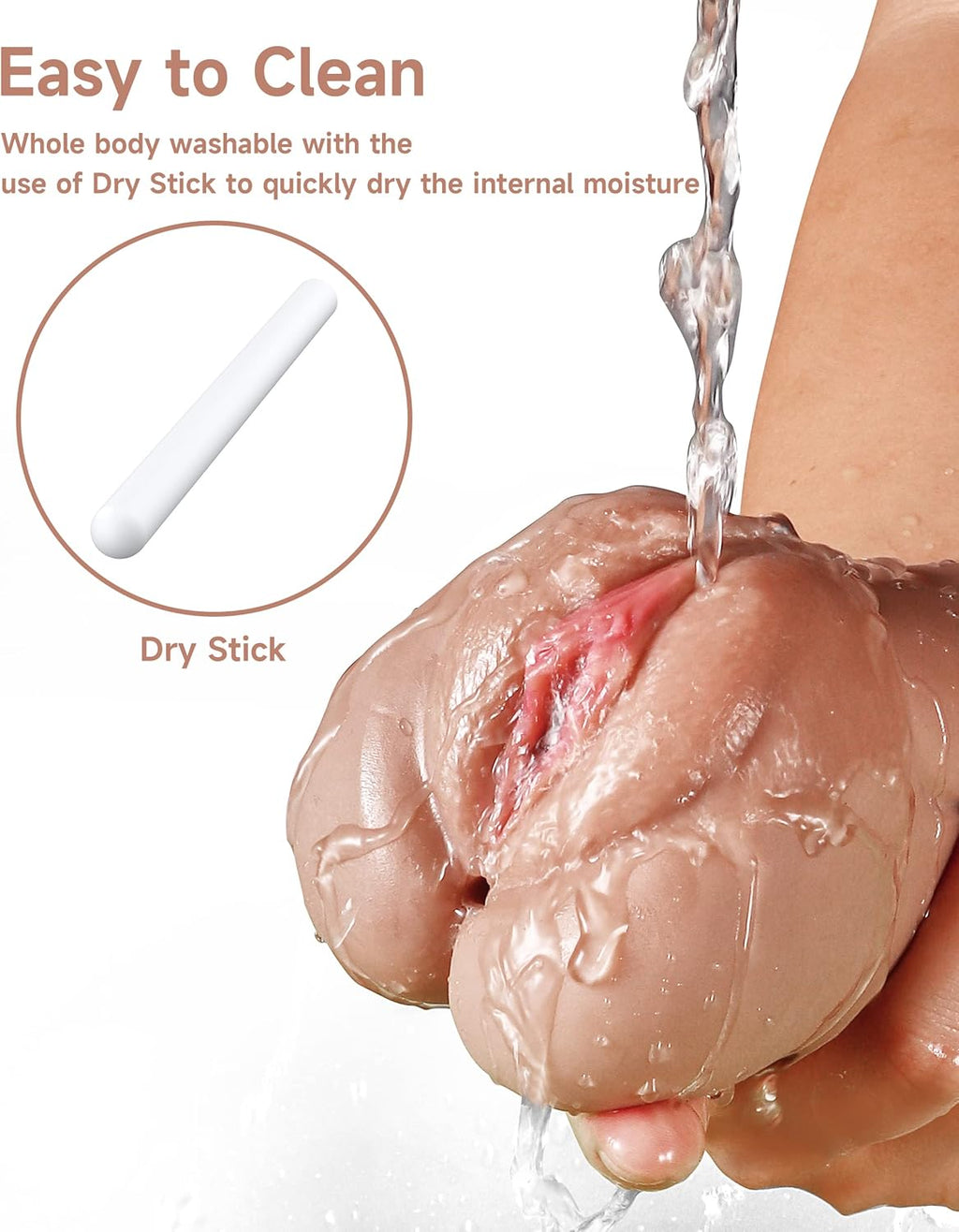 DeepCore 3-in-1 Multi-Zone Pocket Pussy Masturbator