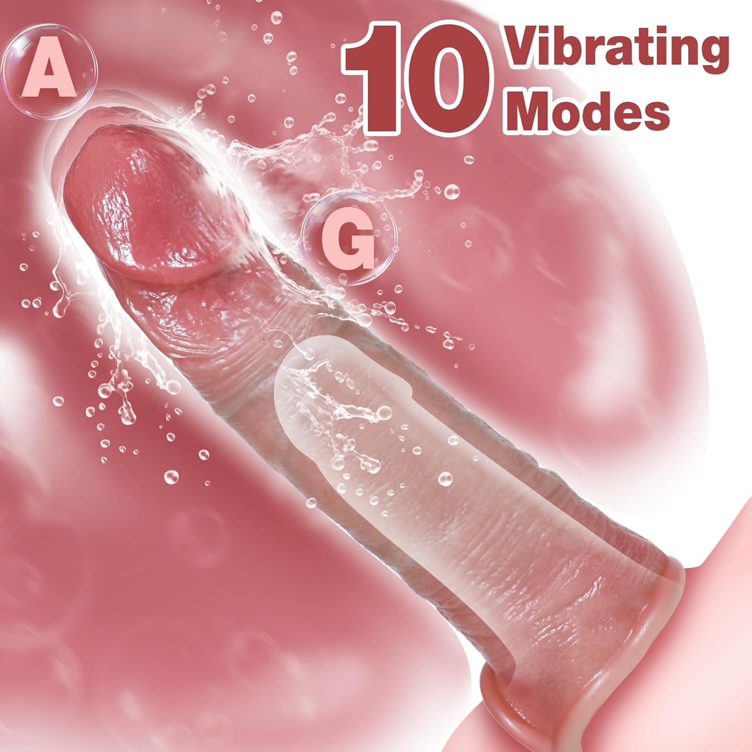 DeepDrive Vibrating Penis Sleeve Extender