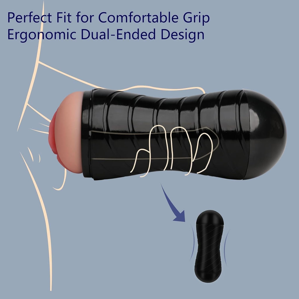 DeepDuo 8.27-Inch Dual Male Stroker