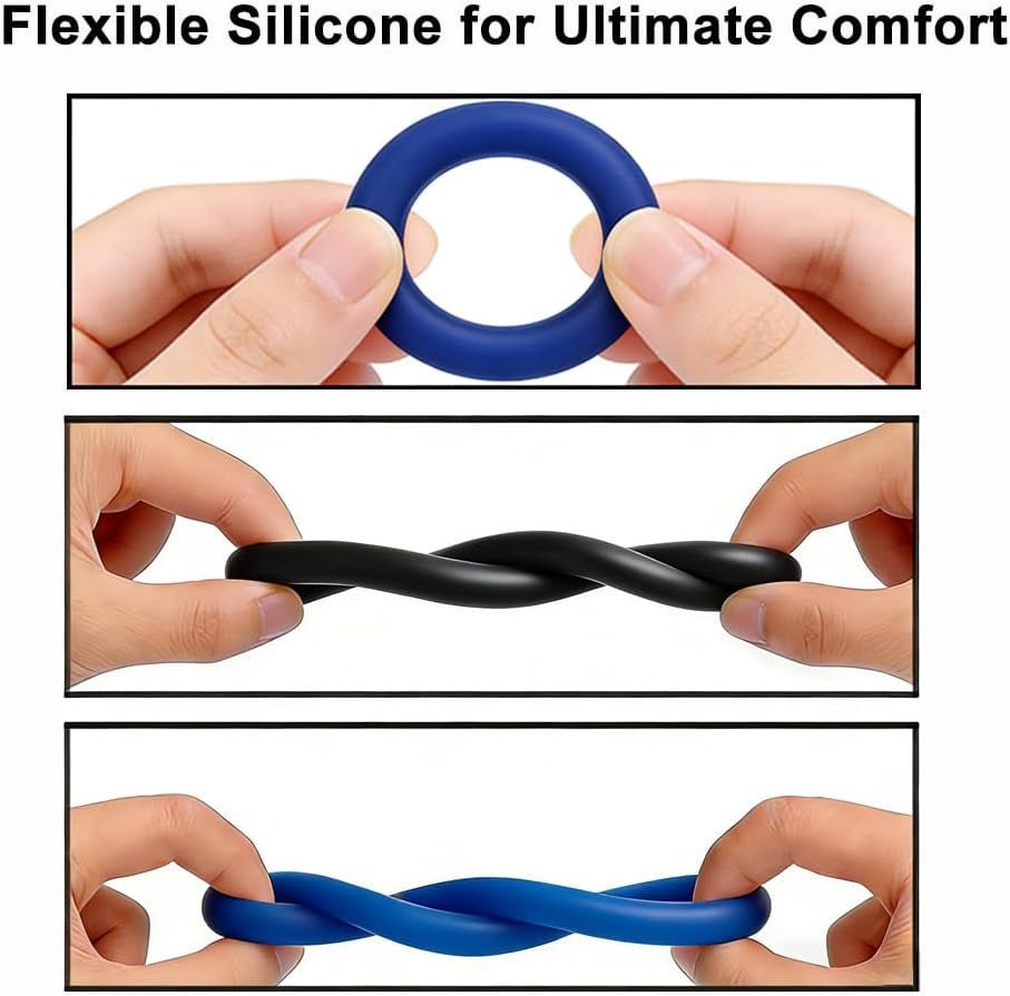 DeepFlex 9-Piece Adjustable Cock Ring Set