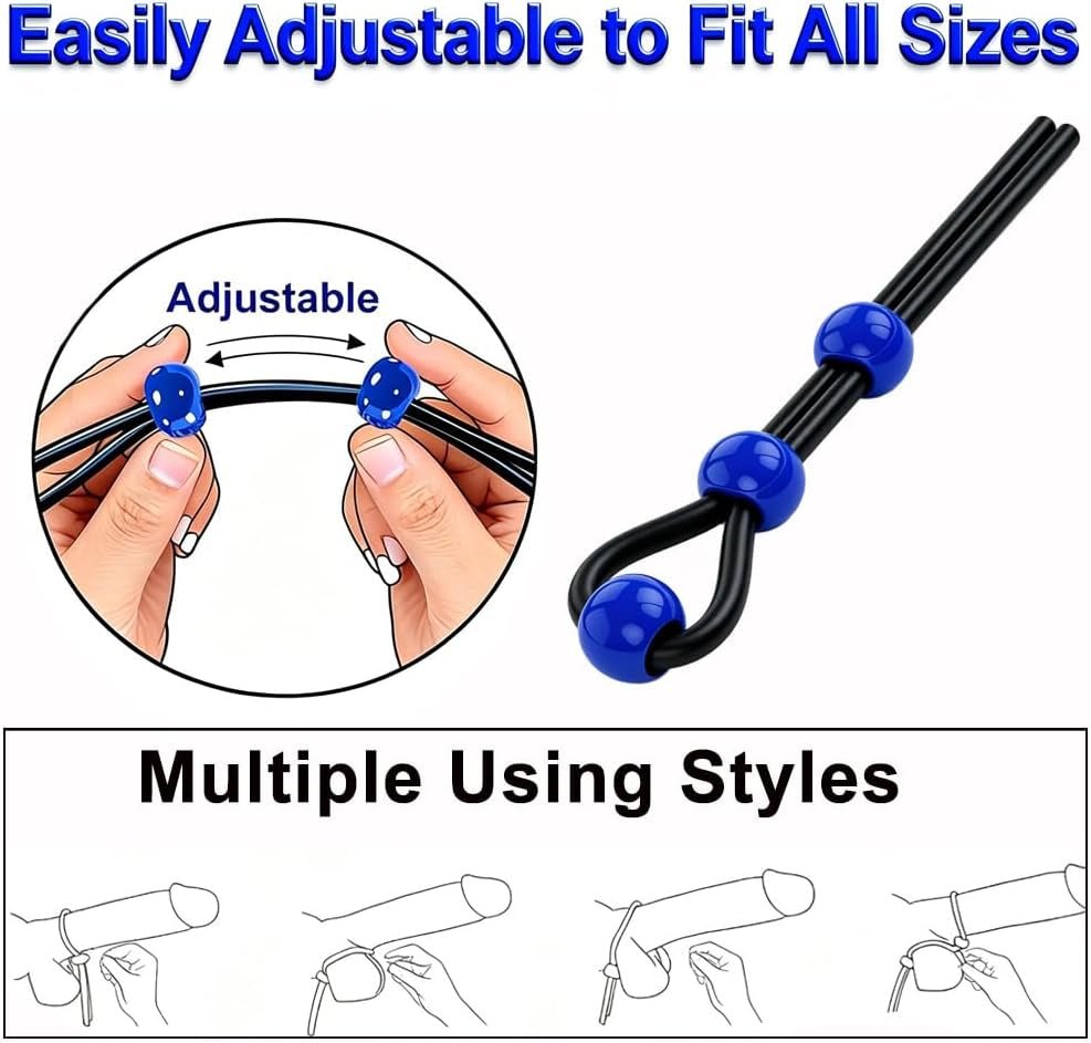 DeepFlex 9-Piece Adjustable Cock Ring Set
