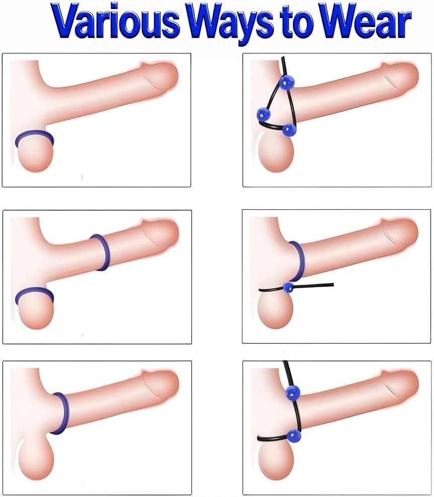 DeepFlex 9-Piece Adjustable Cock Ring Set