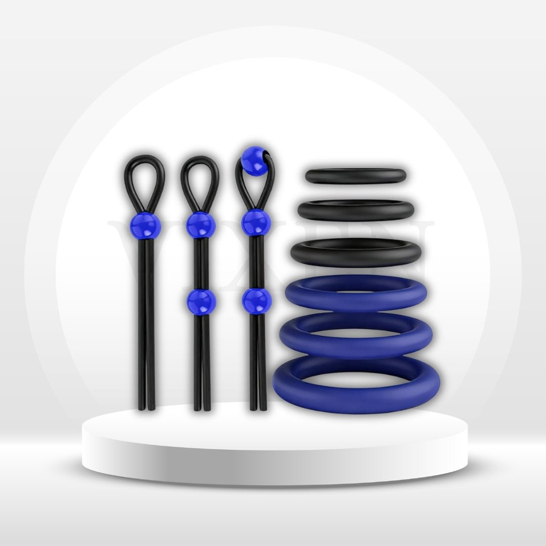 DeepFlex 9-Piece Adjustable Cock Ring Set
