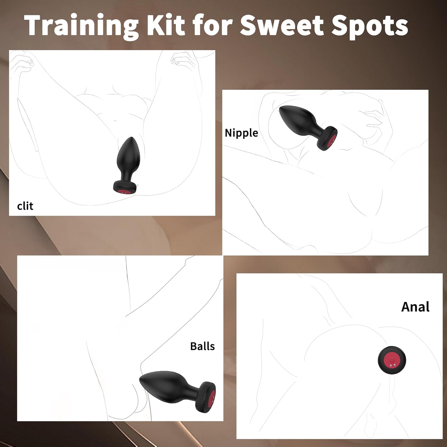 DeepPhase Vibrating Anal Trainer Set