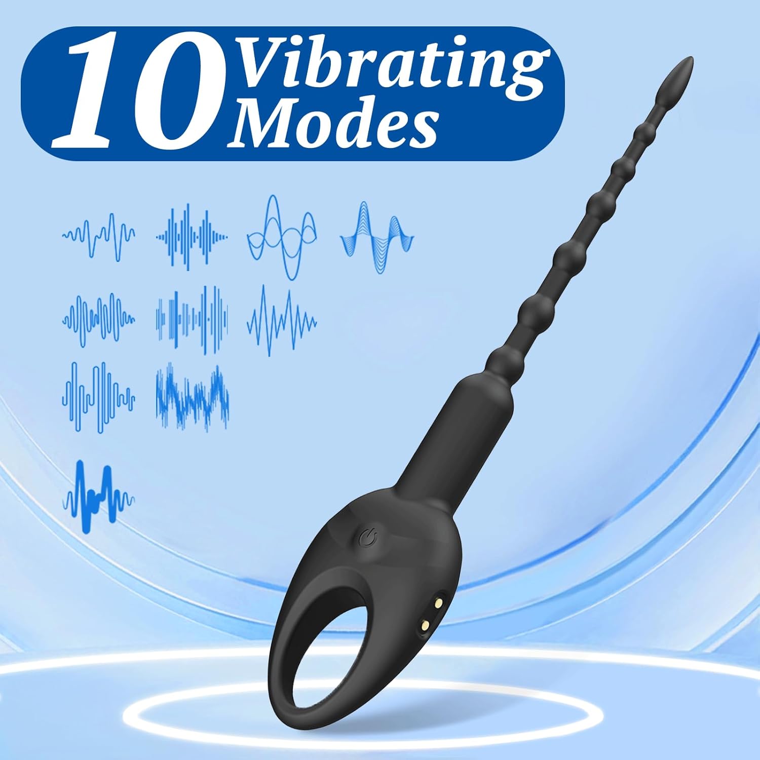 DeepPulse Male Plug Urethral Vibrator