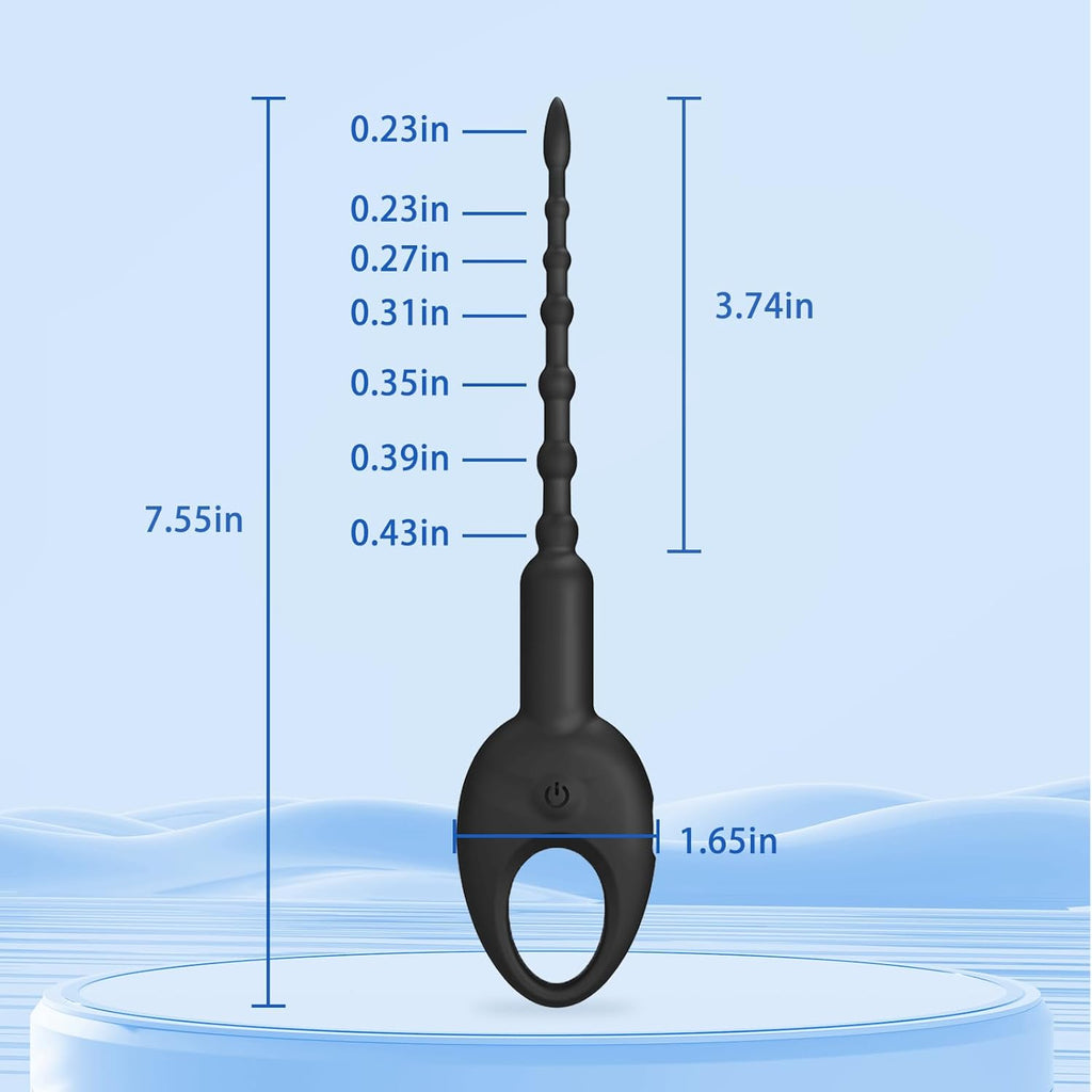 DeepPulse Male Plug Urethral Vibrator