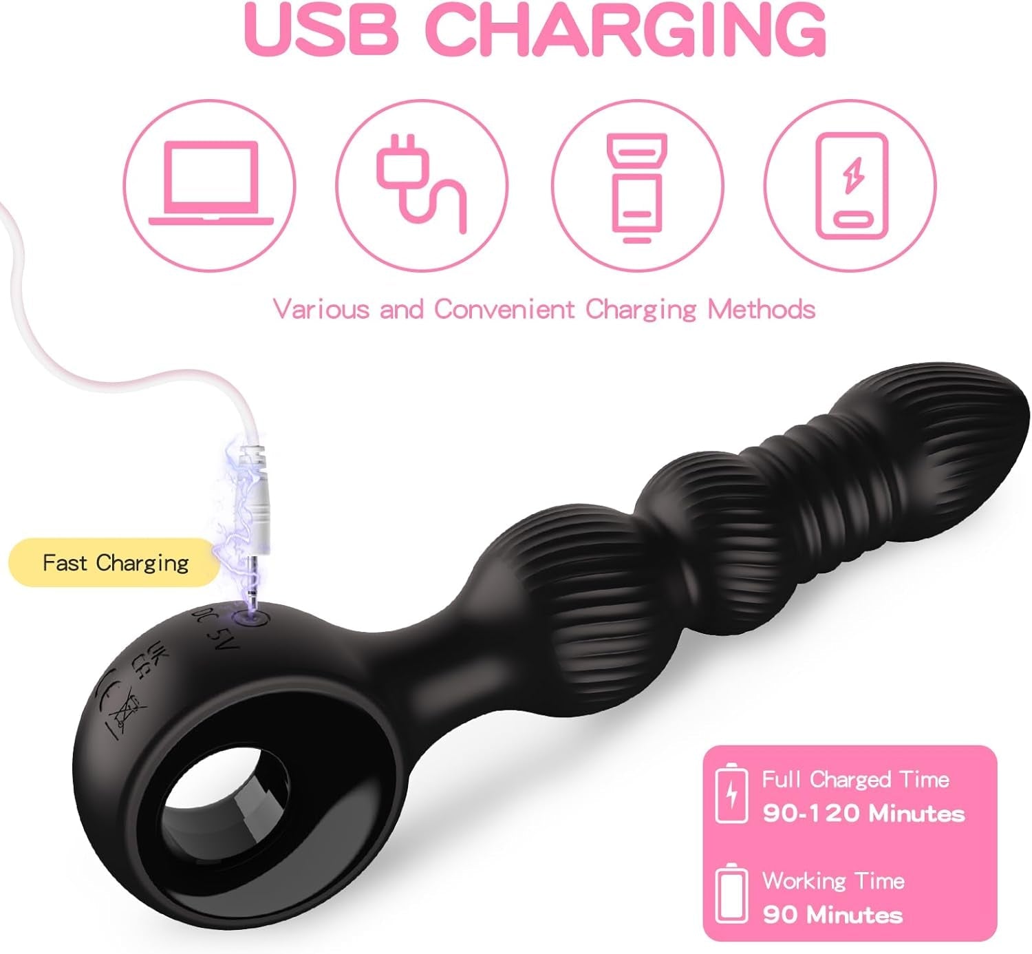 DeepRoll Thrusting Anal Plug & Prostate Vibrator