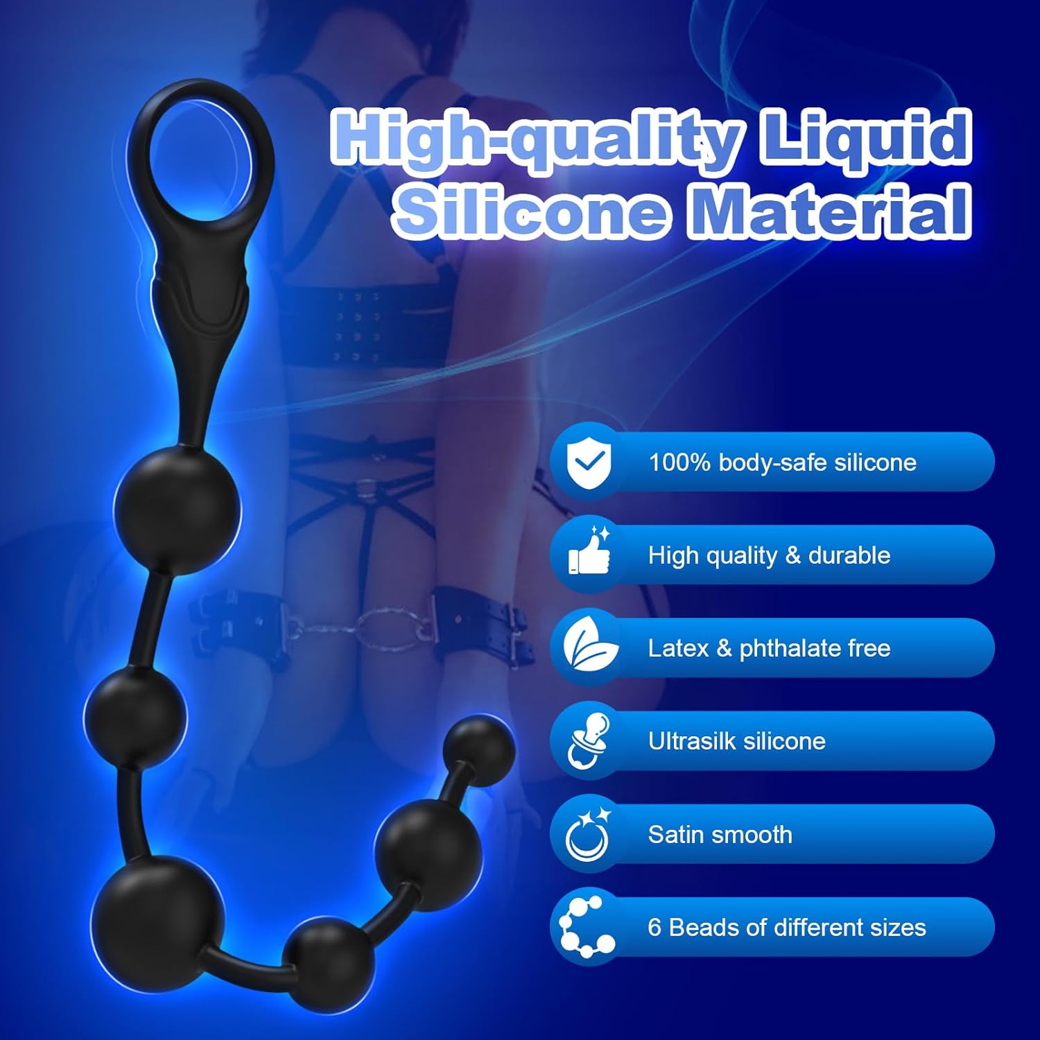 DeepSpiral 3-Motor Vibrating Anal Beads