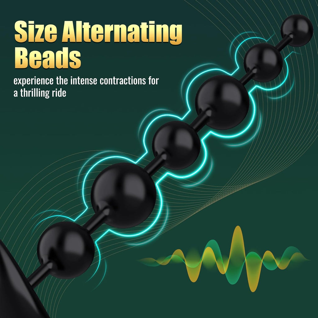 DeepSpiral Extra-Long Vibrating Anal Beads