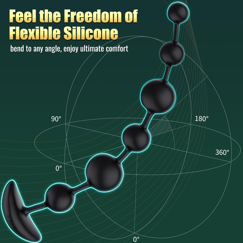 DeepSpiral Extra-Long Vibrating Anal Beads