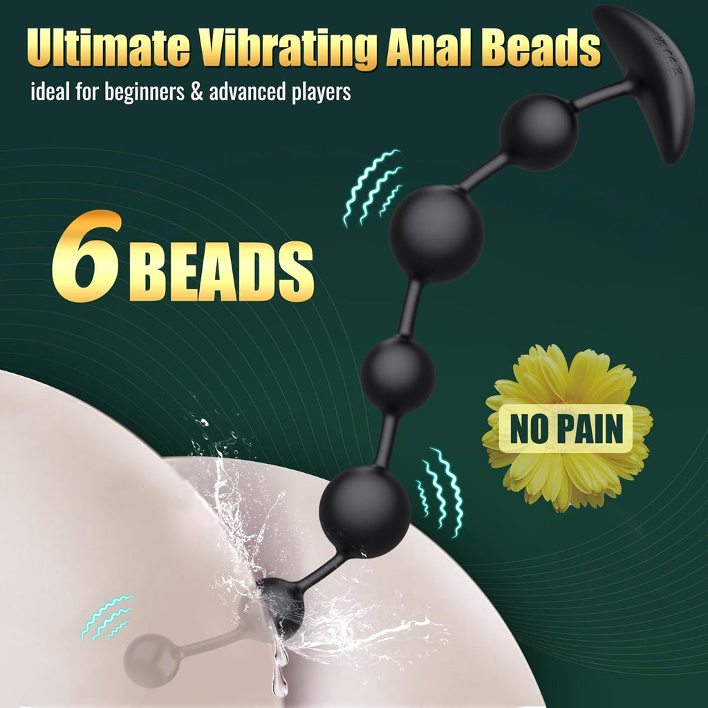 DeepSpiral Extra-Long Vibrating Anal Beads