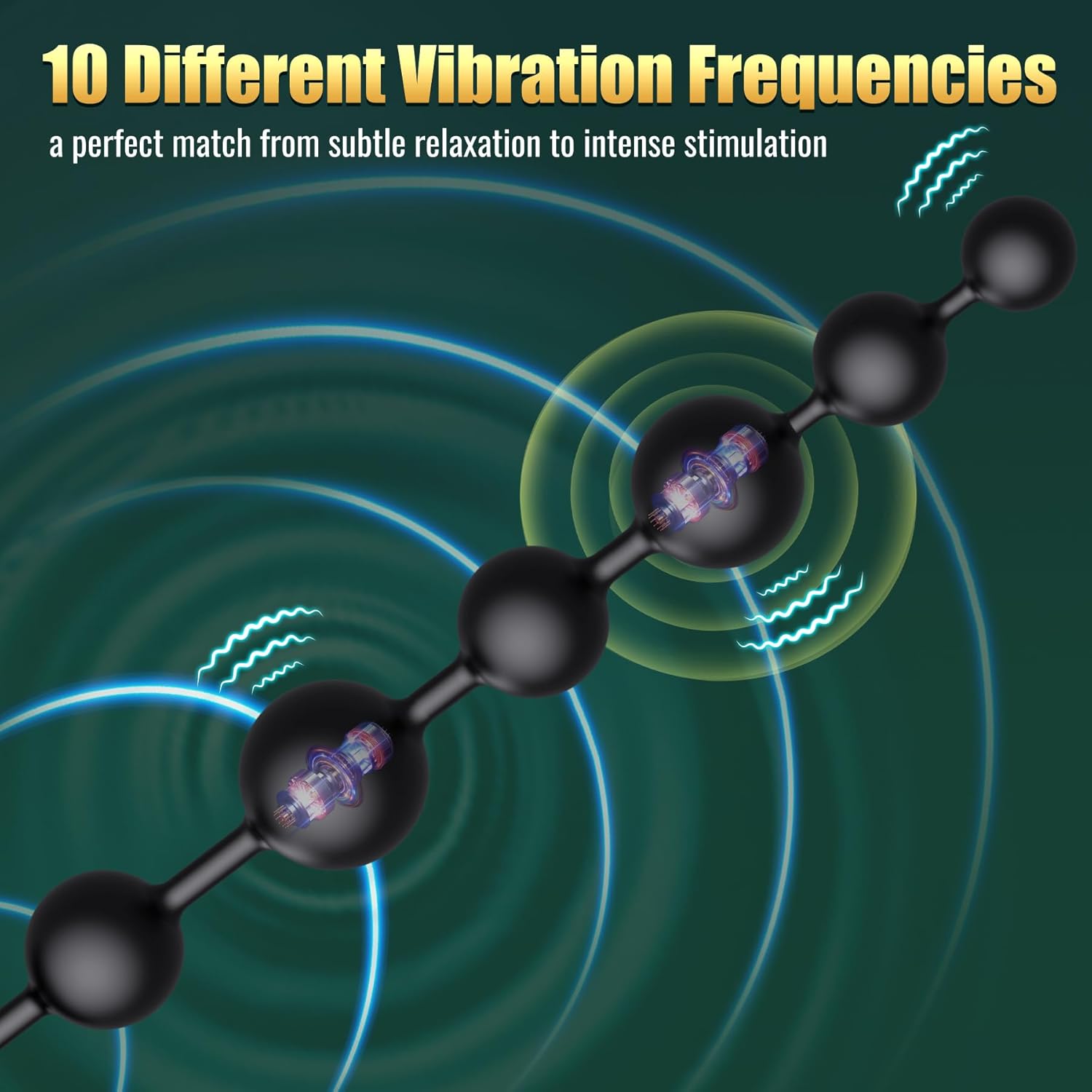 DeepSpiral Extra-Long Vibrating Anal Beads