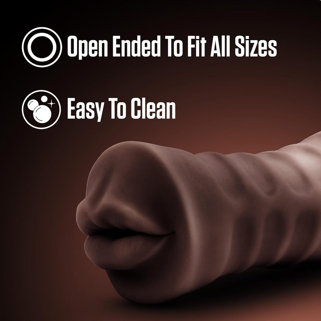 DeepVibe Vibrating Deep Throat Pocket Pussy Stroker