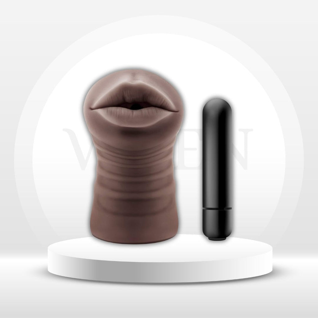DeepVibe Vibrating Deep Throat Pocket Pussy Stroker