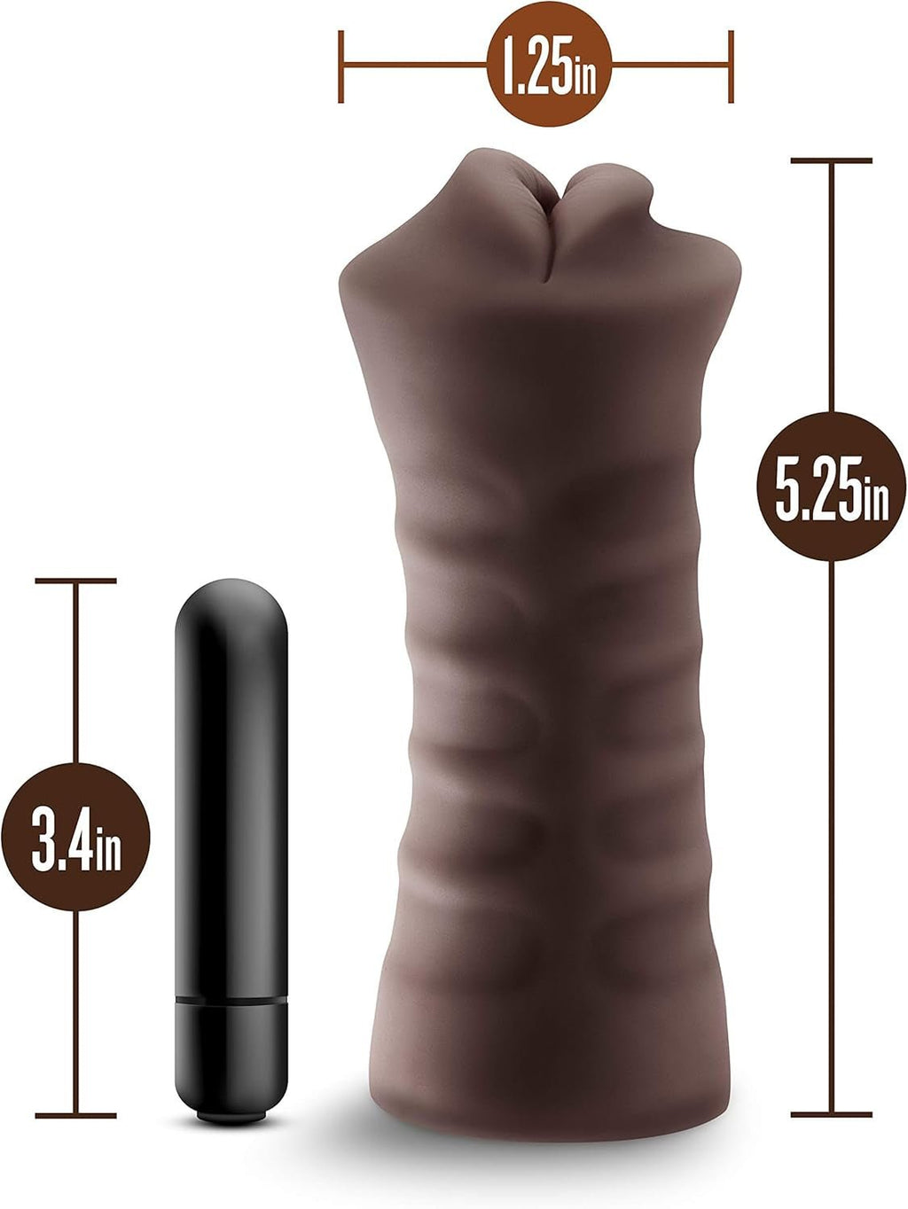 DeepVibe Vibrating Deep Throat Pocket Pussy Stroker