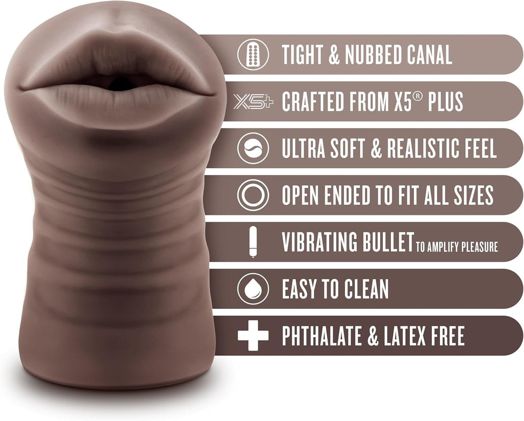 DeepVibe Vibrating Deep Throat Pocket Pussy Stroker
