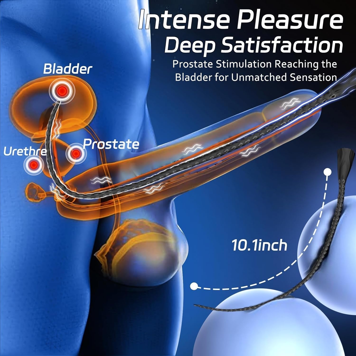 DeepWave Octopus Tentacle Urethral vibrator