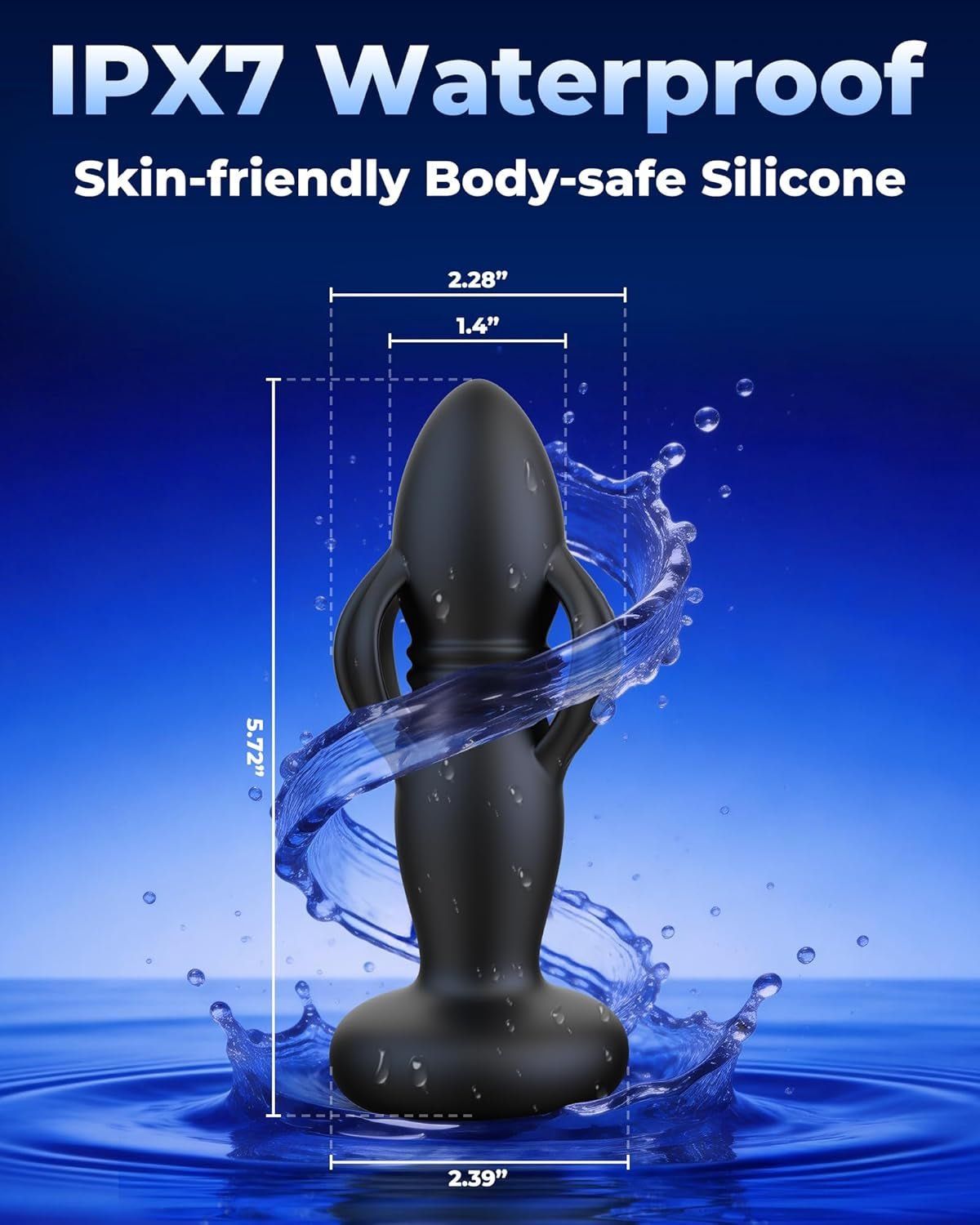 DeepWing AI App-Control Expanding Prostate Massager