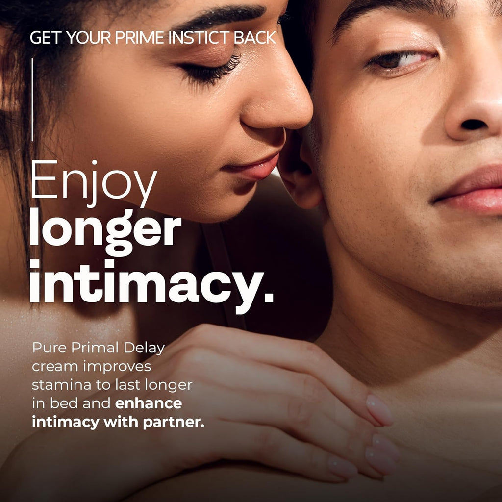 Delay Cream Formula for Extended Intimacy & Control