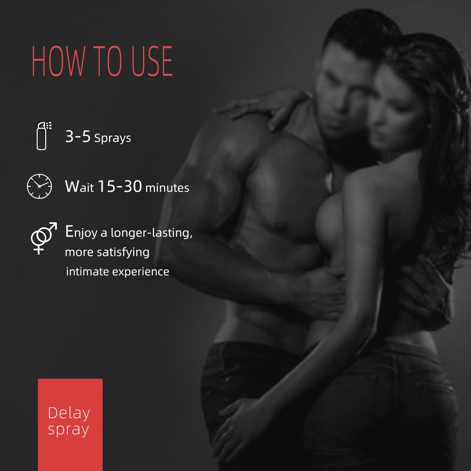 Delay Spray for Men - Non-Numbing Formula