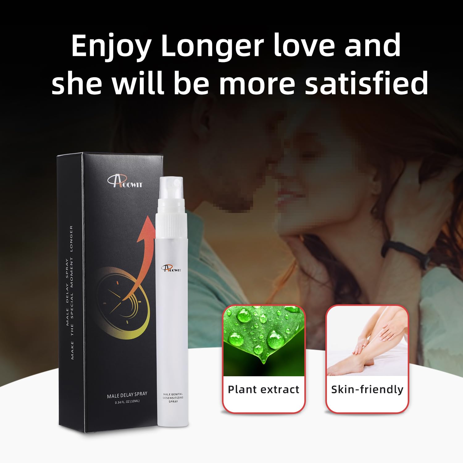 Delay Spray for Men - Non-Numbing Formula