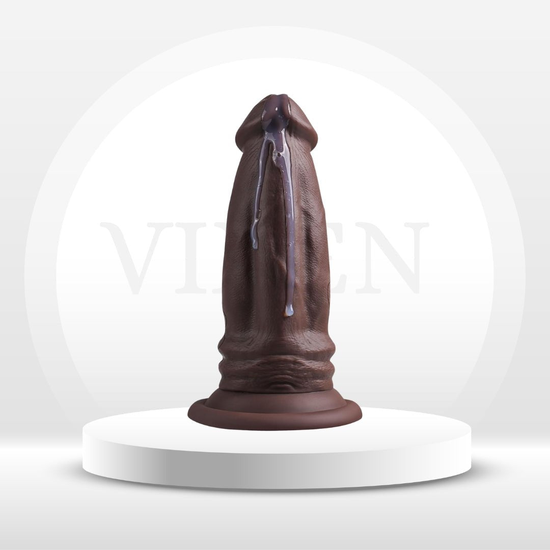 DepthMaster 10" Thick Anal Dildo with Suction Base