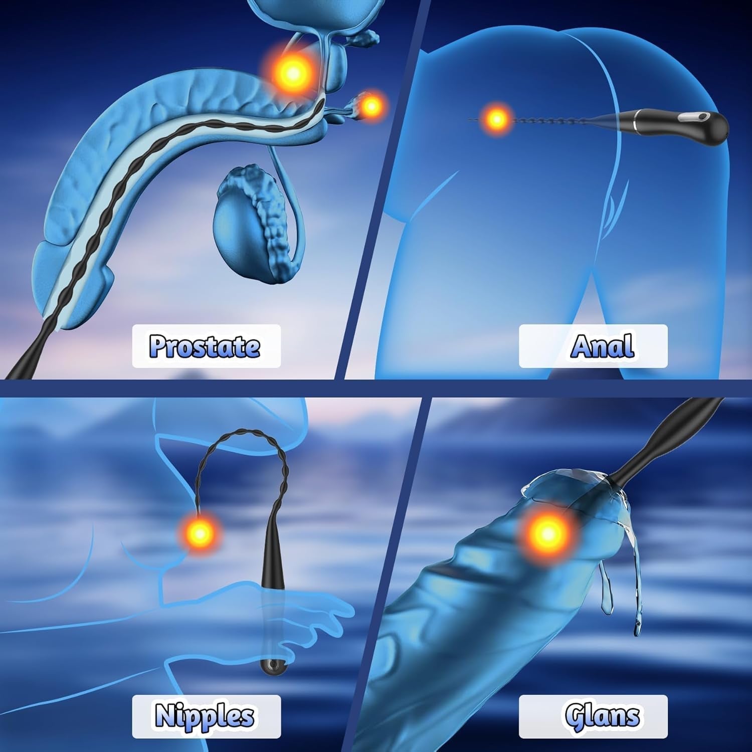 DepthSync Urethral Vibe Pro Male Plug