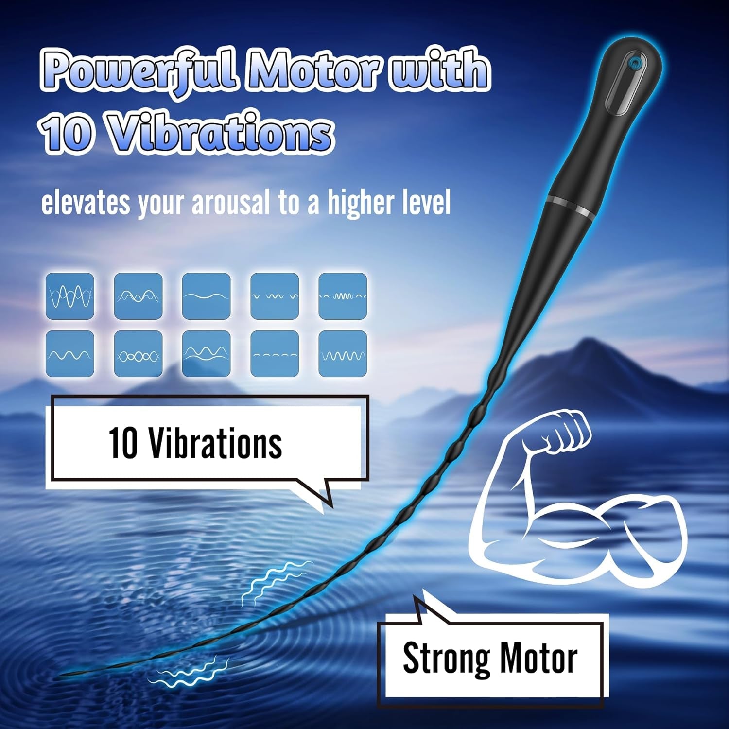 DepthSync Urethral Vibe Pro Male Plug