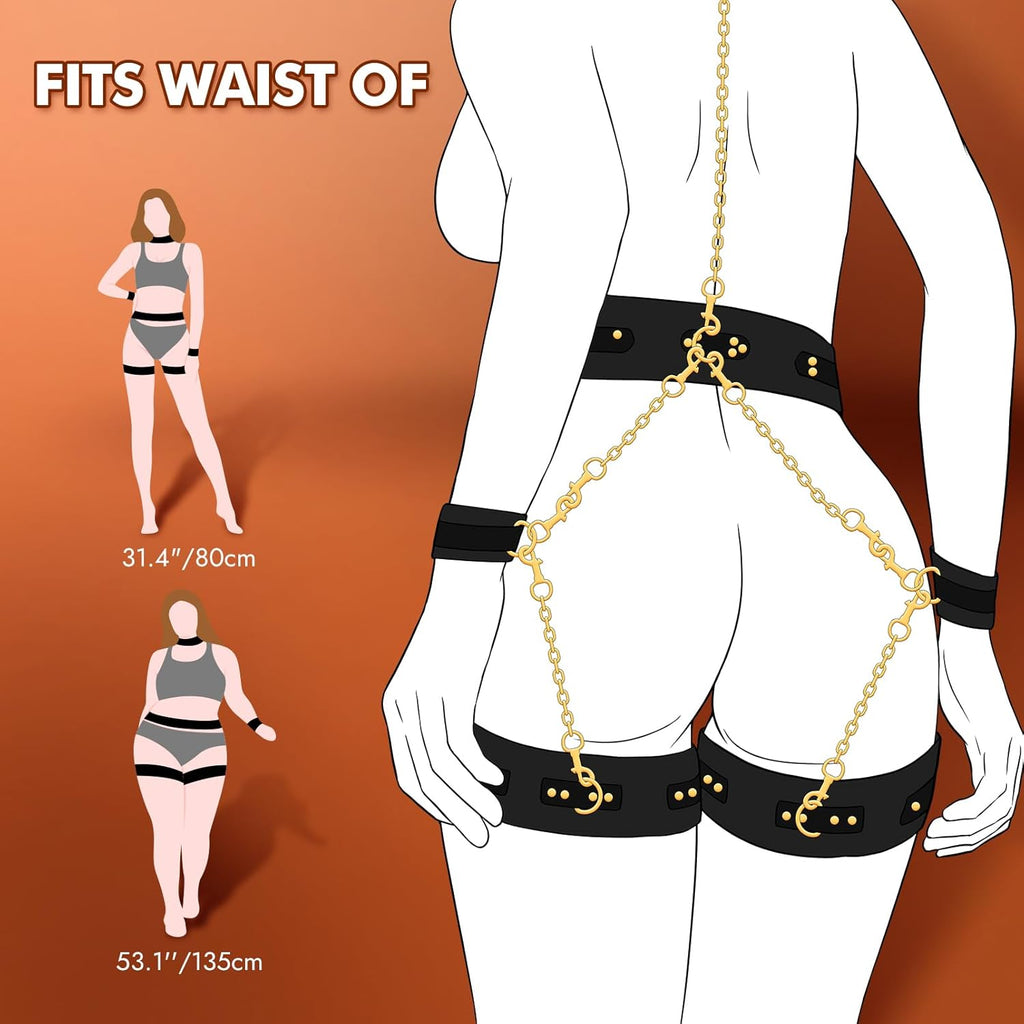 DominaLink 7-Piece Bondage Set
