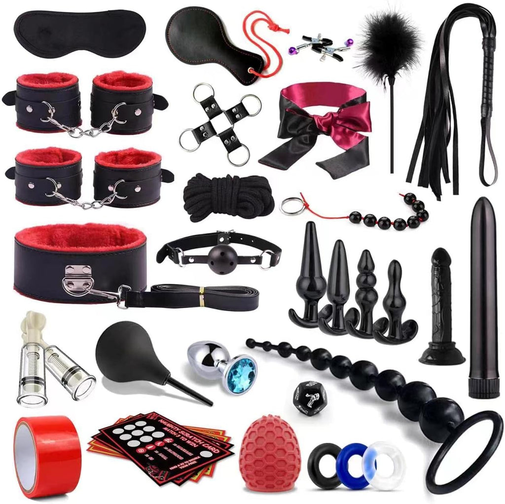 DominusRush 34-Piece Bondage & Anal Kit