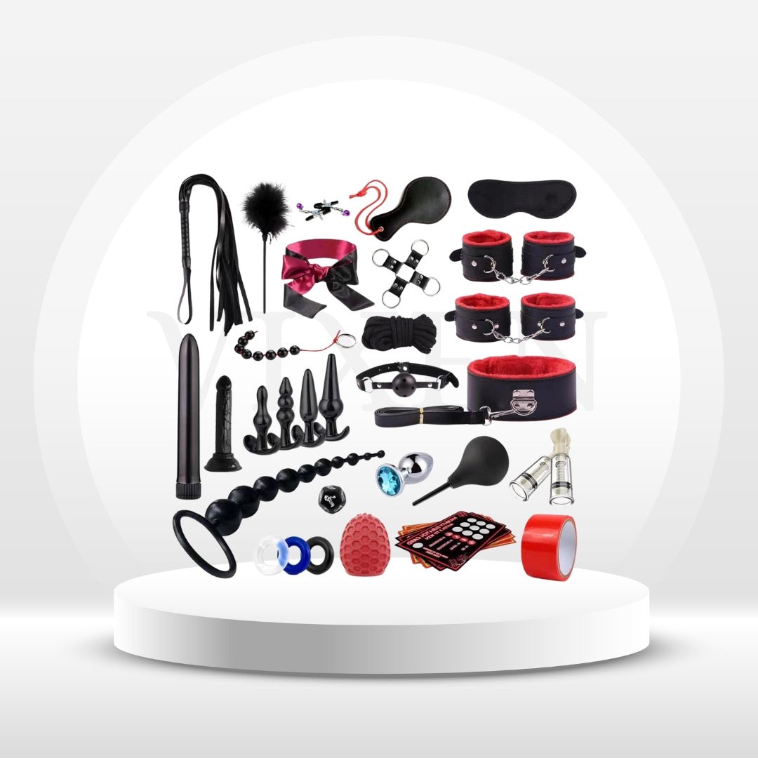 DominusRush 34-Piece Bondage & Anal Kit