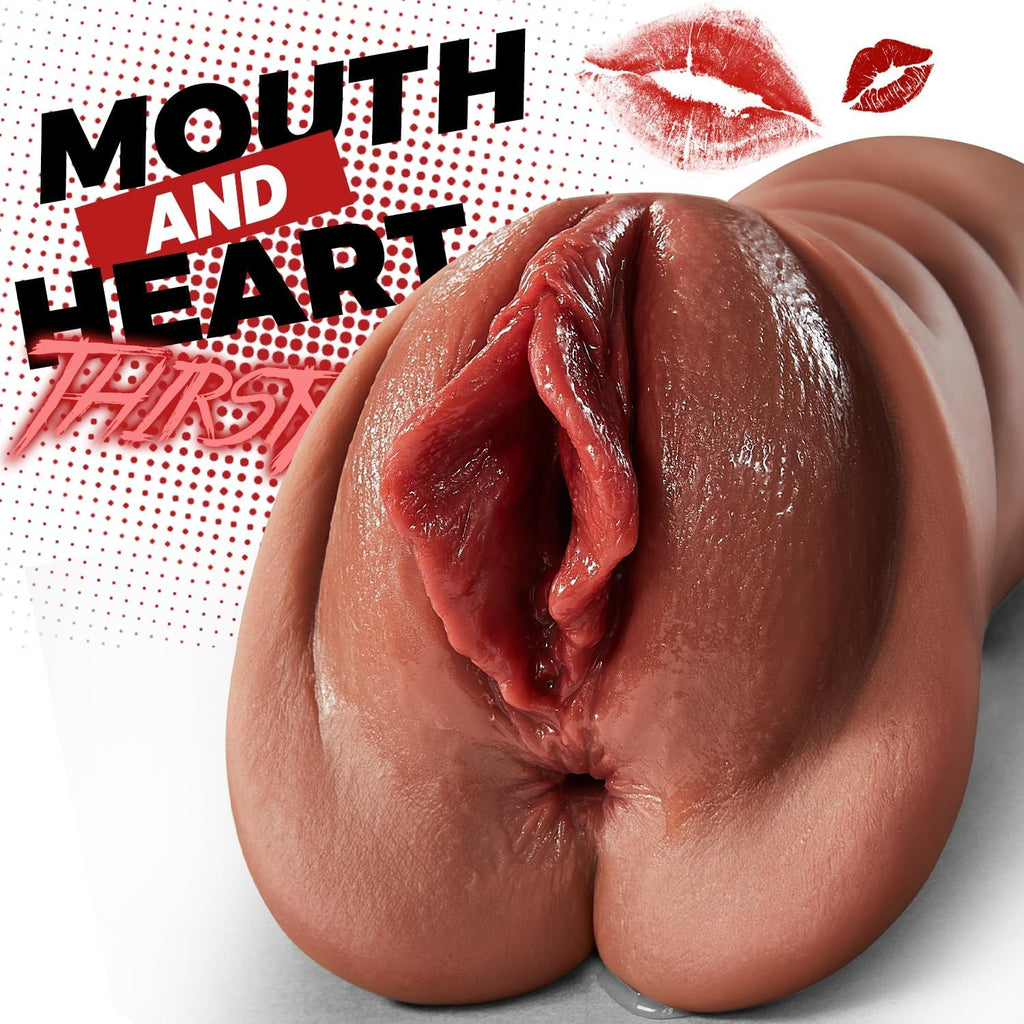 DoubleDelight Dual Hole Realistic Pocket Pussy