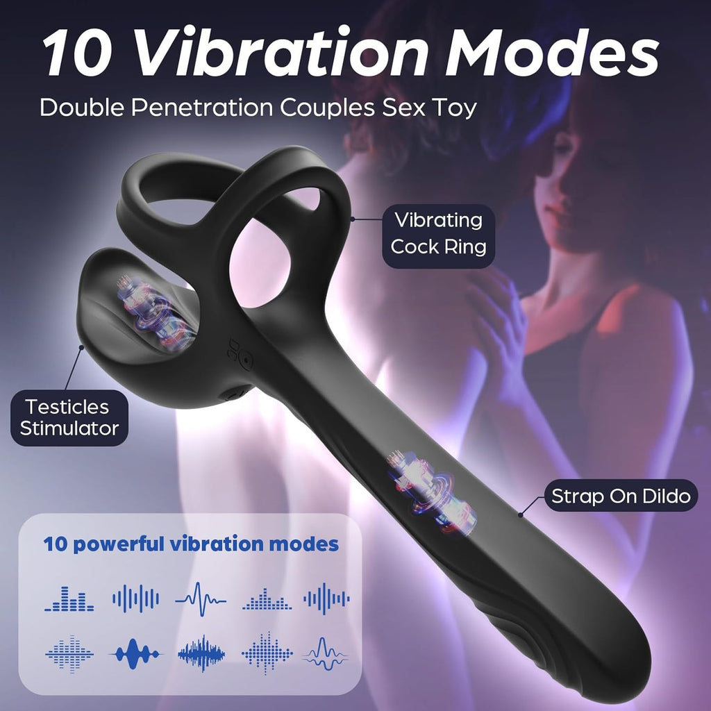 DoubleTrouble Dual Penetration Couples Vibrator