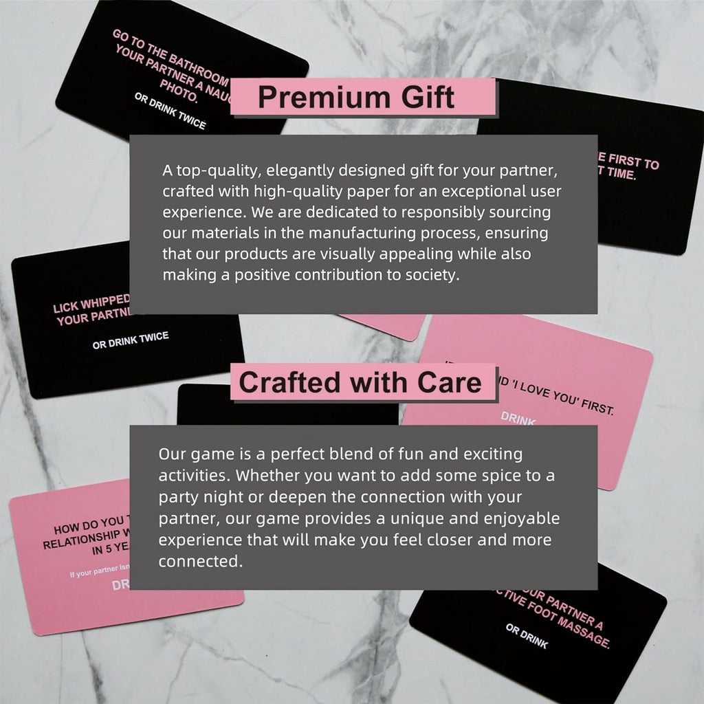 Drunk Lovers – Couples Drinking Card Game for Date Nights