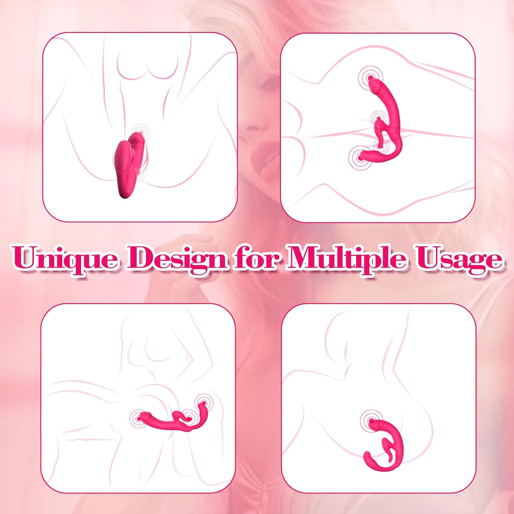 DualConviction Strapless Dual Ended Strap-On Dildo