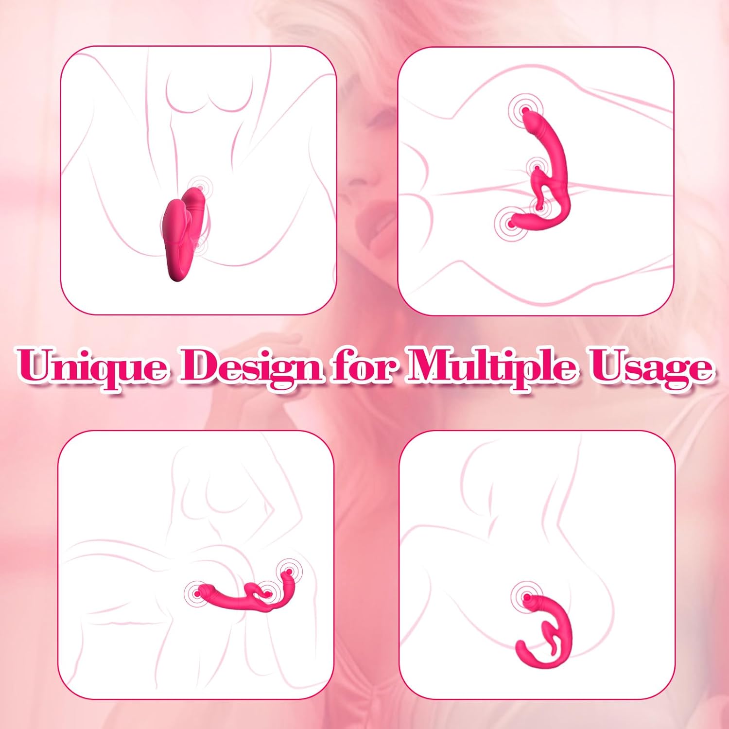 DualConviction Strapless Dual Ended Strap-On Dildo