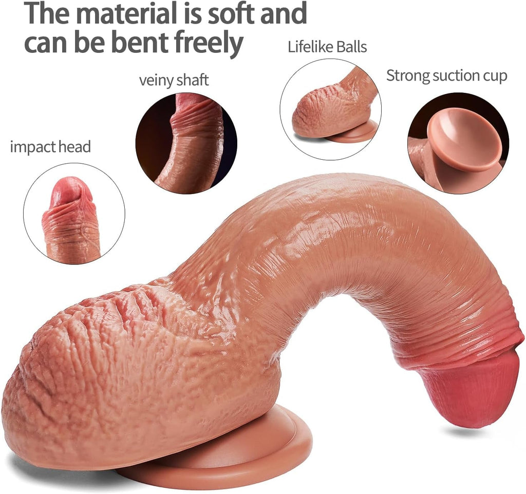 DualLayer 7.8" Real-Feel Dildo